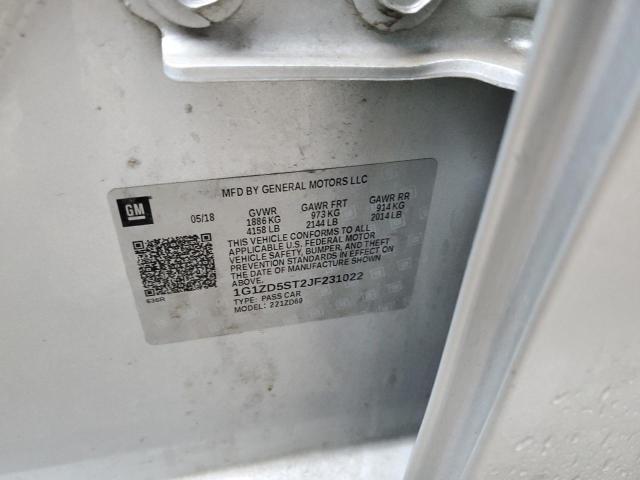 2018 CHEVROLET MALIBU LT - 1G1ZD5ST2JF231022