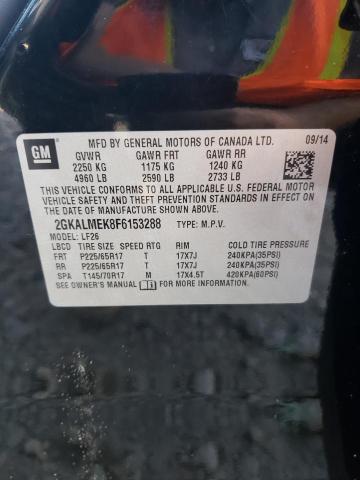 2015 GMC TERRAIN SL - 2GKALMEK8F6153288