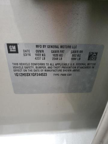 2016 CHEVROLET MALIBU PRE 1G1ZH5SX1GF244523