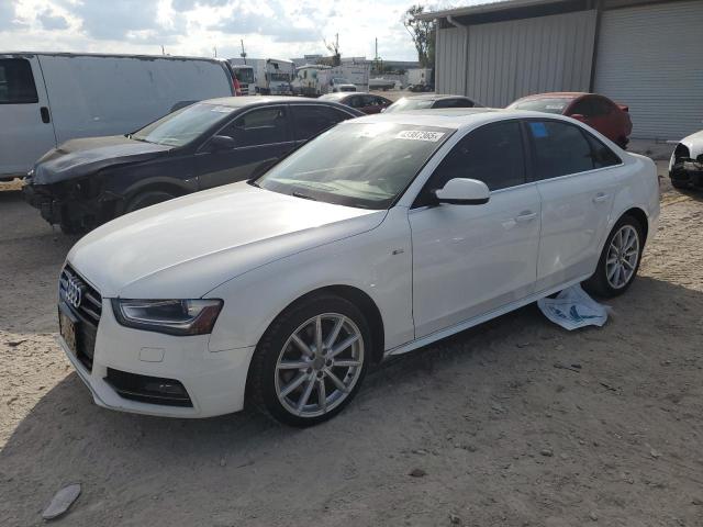 AUDI A4 PREMIUM 2015 white sedan 4d flexible fuel WAUAFAFL7FN026839 photo #1