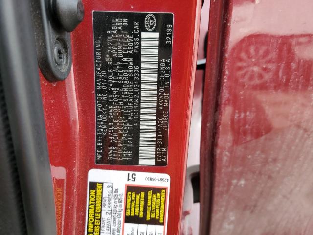 2020 TOYOTA CAMRY LE - 4T1C11AK2LU343336