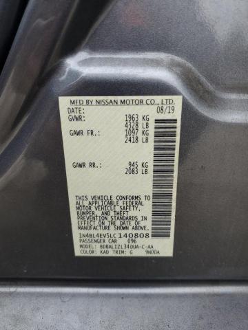 2020 NISSAN ALTIMA SL 1N4BL4EV5LC140808