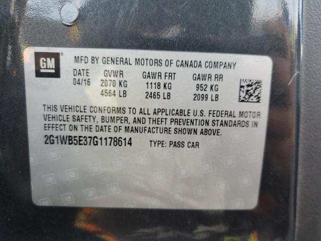 2016 CHEVROLET IMPALA LIM 2G1WB5E37G1178614