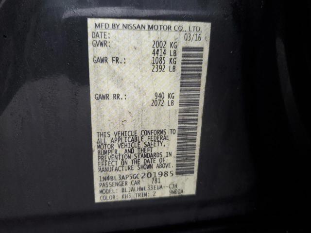2016 NISSAN ALTIMA 3.5 1N4BL3AP5GC201985