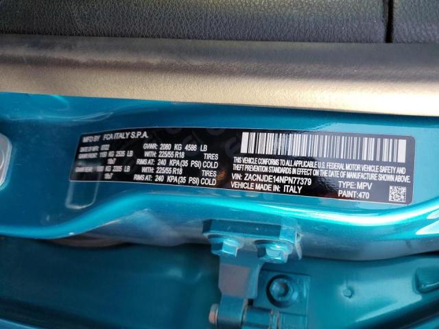2022 JEEP RENEGADE A - ZACNJDE14NPN77379