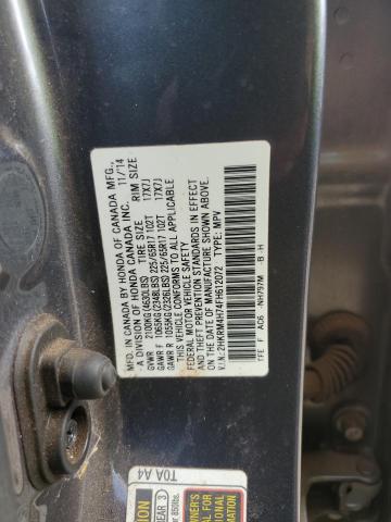 2015 HONDA CR-V EXL 2HKRM4H74FH612072