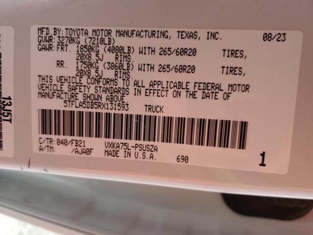 2024 TOYOTA TUN 5TFLA5DB5RX131593