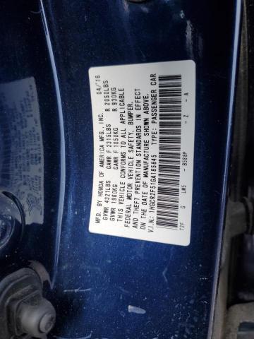 2016 HONDA ACCORD SPO - 1HGCR2F51GA185845