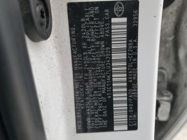 2020 TOYOTA CAMRY LE - 4T1C11AK7LU343929