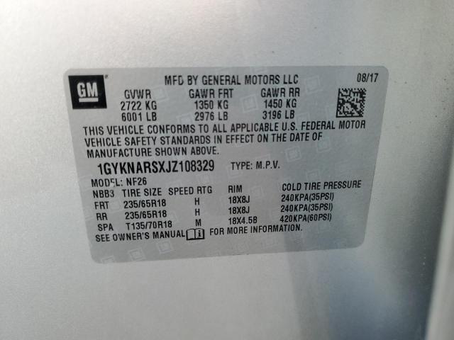 2018 CADILLAC XT5 - 1GYKNARSXJZ108329