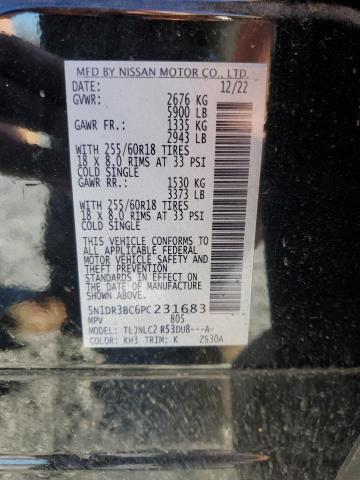 2023 NISSAN PATHFINDER - 5N1DR3BC6PC231683