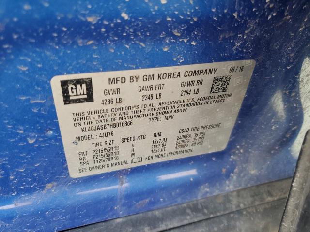 2017 BUICK ENCORE PRE - KL4CJASB7HB016866