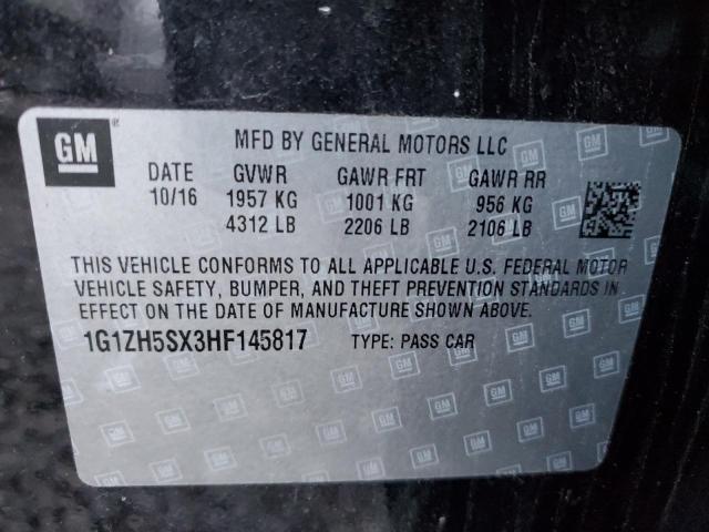 2017 CHEVROLET MALIBU PRE - 1G1ZH5SX3HF145817