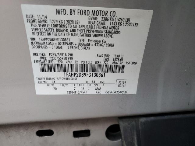 2015 FORD TAURUS SE - 1FAHP2D89FG130861