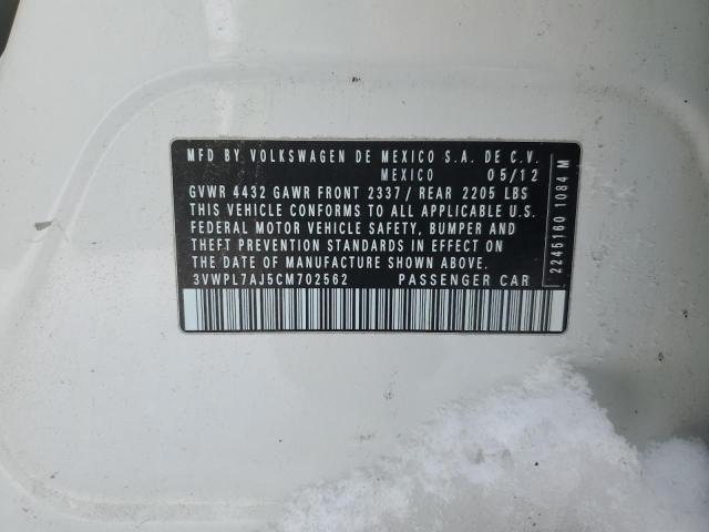 2012 VOLKSWAGEN JETTA TDI - 3VWPL7AJ5CM702562