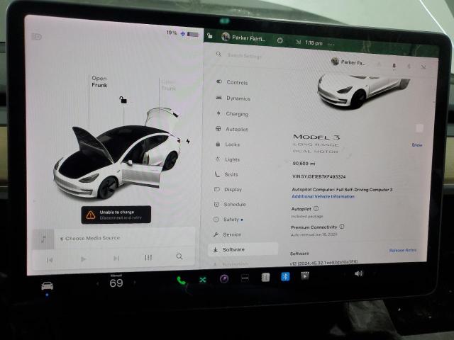 2019 TESLA MODEL 3 - 5YJ3E1EB7KF493324