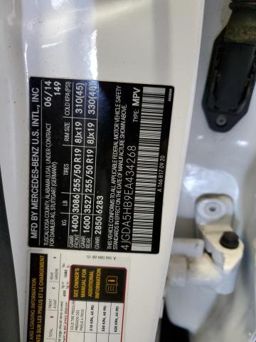 2014 MERCEDES-BENZ ML 350 4MA - 4JGDA5HB9EA434268