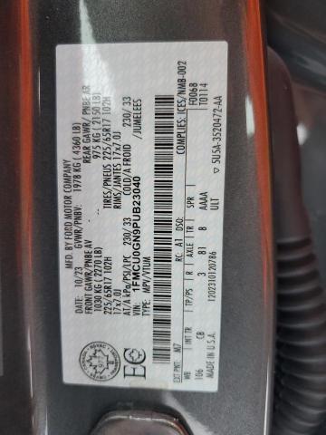 2023 FORD ESCAPE ACT - 1FMCU0GN9PUB23040
