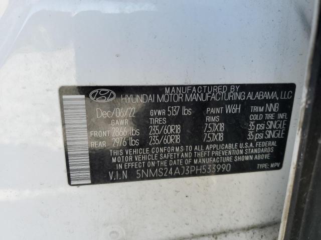 2023 HYUNDAI SANTA FE S - 5NMS24AJ3PH533990
