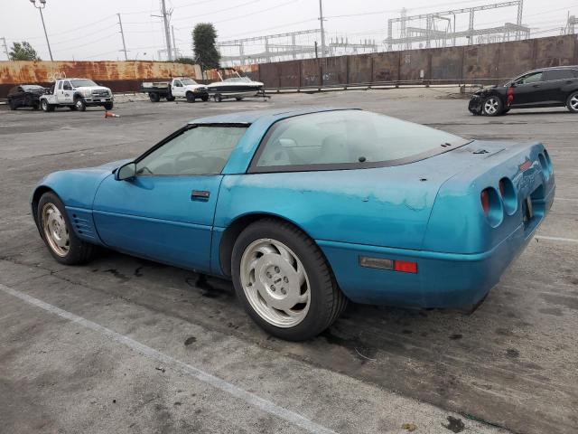 CHEVROLET CORVETTE 1994 teal  gas 1G1YY22P0R5107379 photo #3