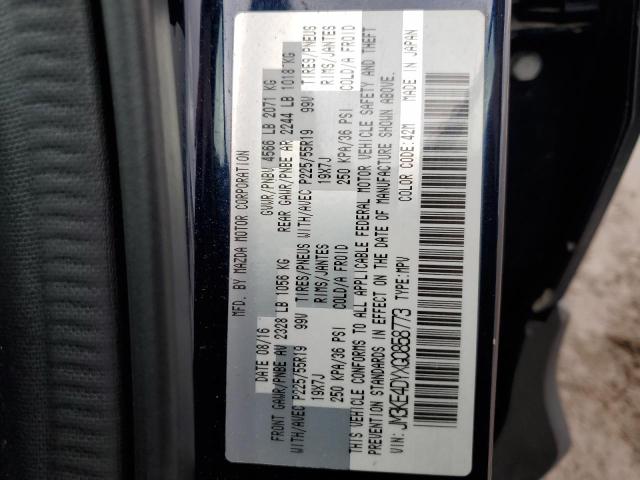 2016 MAZDA CX-5 GT JM3KE4DYXG0858773