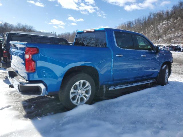 CHEVROLET SILVERADO 2023 blue  diesel 1GCUDGE82PZ121034 photo #4