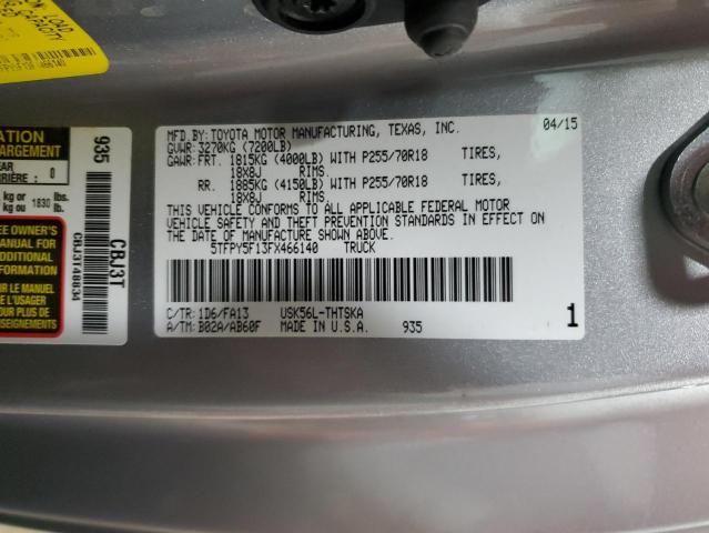 2015 TOYOTA TUNDRA SR 5TFPY5F13FX466140