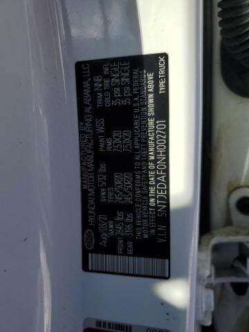 2022 HYUNDAI SANTA CRUZ - 5NTJEDAF0NH002701