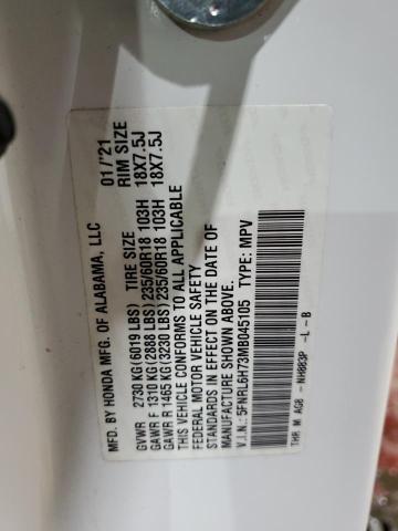 2021 HONDA ODYSSEY EX 5FNRL6H73MB045105