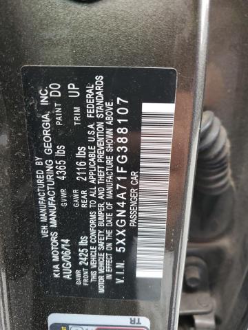 2015 KIA OPTIMA EX - 5XXGN4A71FG388107