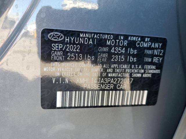 2023 HYUNDAI SONATA SEL - KMHL14JA3PA272017