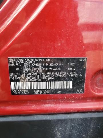 2023 SUBARU SOLTERRA P JTMABABA7PA026707
