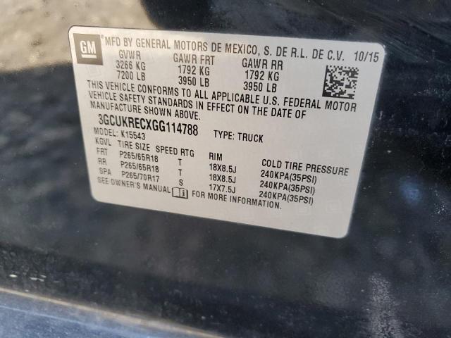3GCUKRECXGG114788 2016 CHEVROLET ALL Models