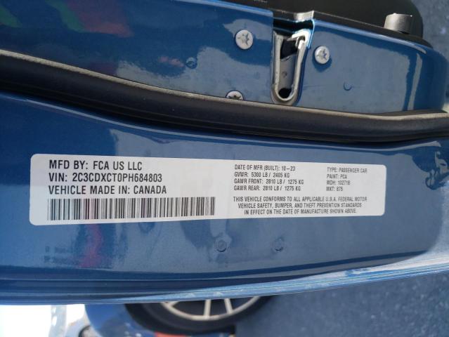 2023 DODGE CHARGER R/ - 2C3CDXCT0PH684803