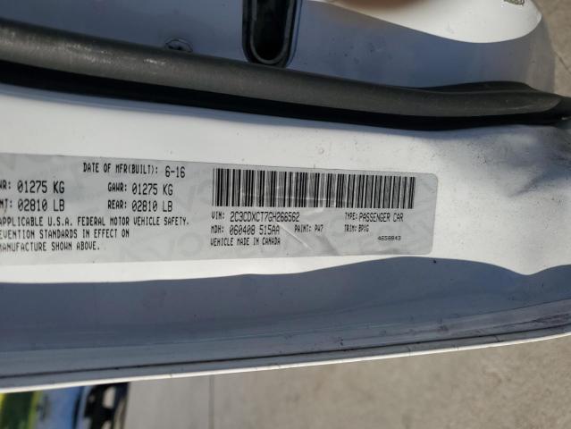 2016 DODGE CHARGER R/ - 2C3CDXCT7GH266562