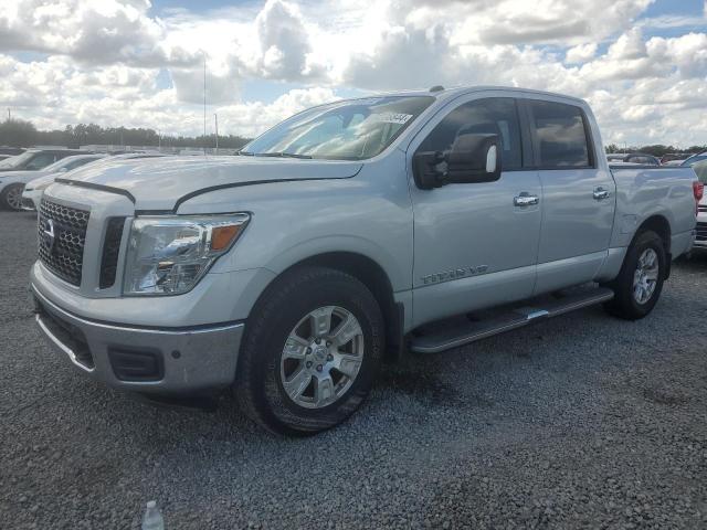 NISSAN TITAN PLAT 2019 silver  gas 1N6AA1E60KN502207 photo #1