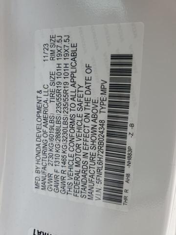 2024 HONDA ODYSSEY SP 5FNRL6H72RB024348