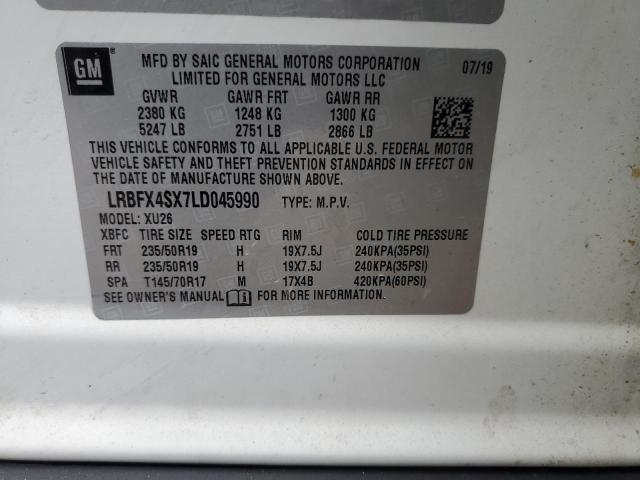 2020 BUICK ENVISION P - LRBFX4SX7LD045990