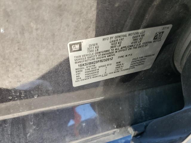 2015 GMC YUKON SLT - 1GKS2BKC8FR232912