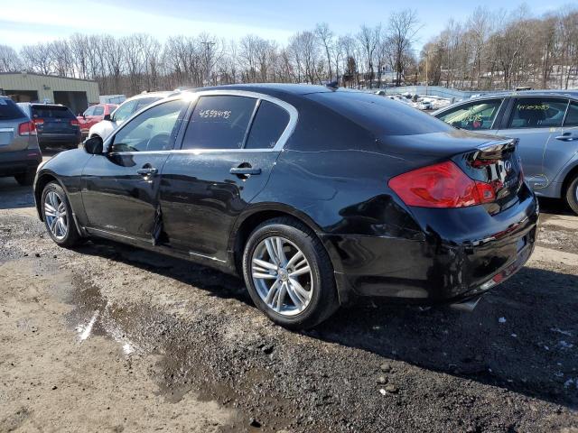 INFINITI G25 2011 black  gas JN1DV6AR7BM652163 photo #3