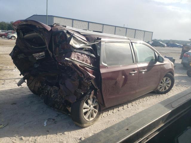 KIA SEDONA LX 2016 burgundy  gas KNDMB5C18G6145257 photo #4