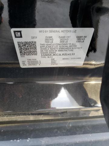 2020 CHEVROLET SUBURBAN K - 1GNSKJKC3LR214133