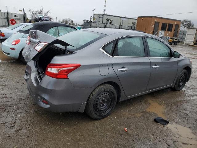 NISSAN SENTRA S 2016 gray  gas 3N1AB7AP8GY216992 photo #4