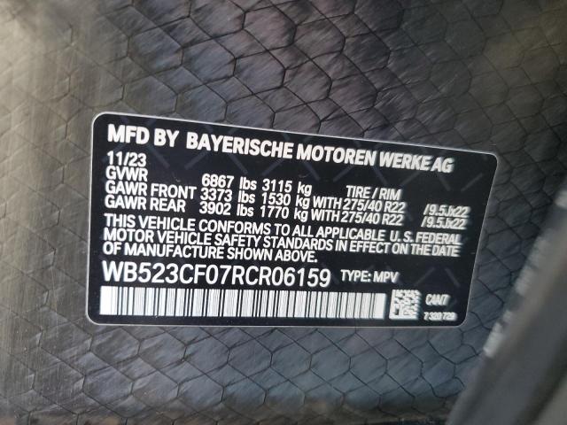 2024 BMW IX XDRIVE5 - WB523CF07RCR06159
