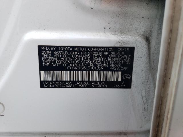 2020 LEXUS IS 300 F S JTHGA1D26L5101059