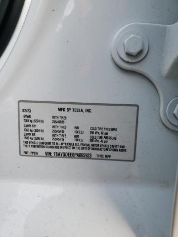 2023 TESLA MODEL Y - 7SAYGDEE0PA065923
