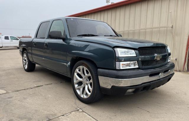 CHEVROLET SILVERADO 2005 blue crew pic gas 2GCEC13T351151810 photo #1