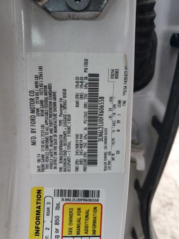 2015 LINCOLN MKZ HYBRID - 3LN6L2LU0FR606558