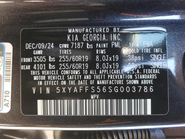 2025 KIA EV9 WIND 5XYAFFS56SG003786
