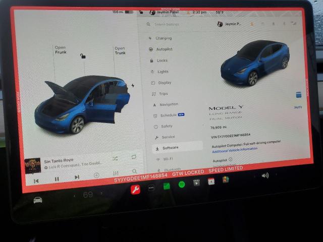 2021 TESLA MODEL Y - 5YJYGDEE1MF148854